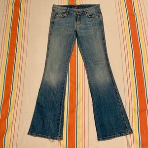 7 for all Mankind Flare Jeans “A pocket”